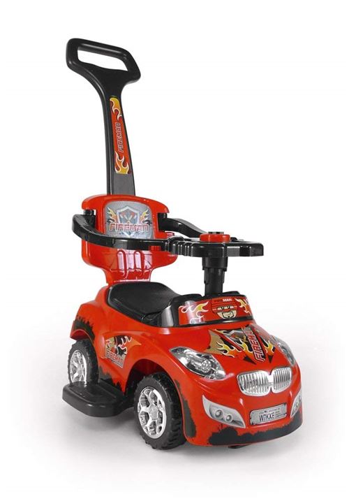 Milly Mally 3 en 1 Happy Ride On de voiture (Rouge)