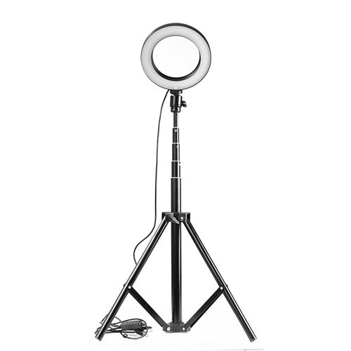 1.5M Support Triangulaire avec 26Cm Beauté et de Lumière, Complétant la Lampe Annulaire à Led Xjpl228
