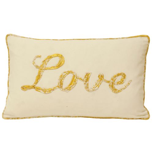 Riva Home Christmas Tide Love - Housse de coussin (30x50cm) (Or) - UTRV336