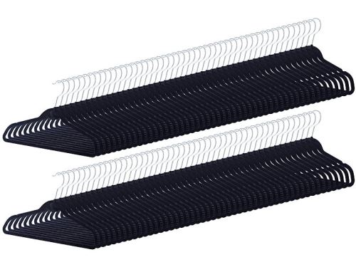 Lot de 100 cintres ''gain de place''