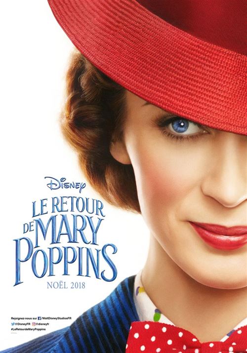 Le Rertour de Mary Poppins - AFFICHE CINEMA ORIGINALE