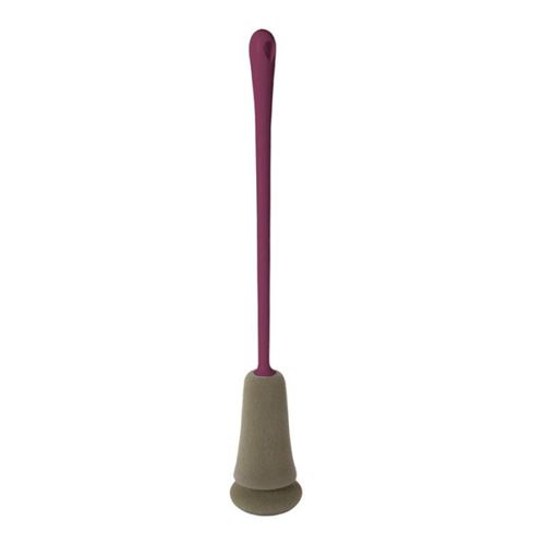 Paris Prix - Goupillon De Nettoyage spécial Bouteille 34cm Rouge