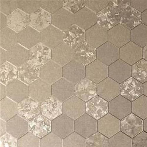 DUTCH WALLCOVERINGS Papier peint Nid d'abeille Champagne