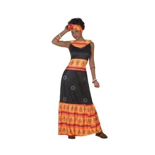 Atosa déguisement africaine - panoplie adulte, taille m l 38894 - Déguisements et fêtes