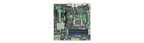 SUPERMICRO X11SAE-M - Carte-mère - micro ATX - LGA1151 Socket - C236 Chipset - USB 3.0, USB 3.1 - 2 x Gigabit LAN - carte graphique embarquée (unité centrale requise) - audio HD (8 canaux)