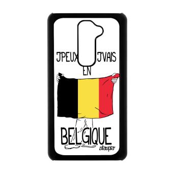 Coque J Peux Pas J Vais En Belgique Lg G2 Drapeau Belge Antichoc Noir Dessin Et Etui Pour Telephone Mobile Achat Prix Fnac