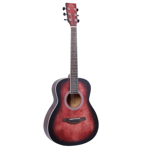 Fazley W55-COL-R-3/4 ColourTune guitare folk acoustique rouge