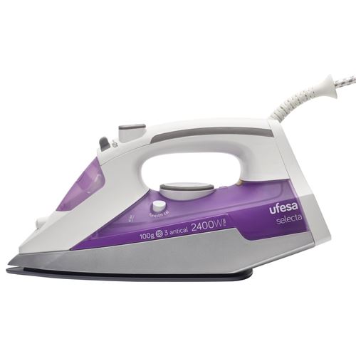 Ufesa Selecta – Fer à repasser à vapeur, 2400 W, 95 g violet