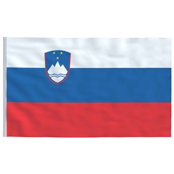 vidaXL Drapeau Slovénie 90x150 cm - Décoration d'extérieur ...