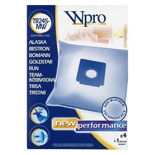 Wpro SA257MW 4 Sacs pour aspirateur Samsung