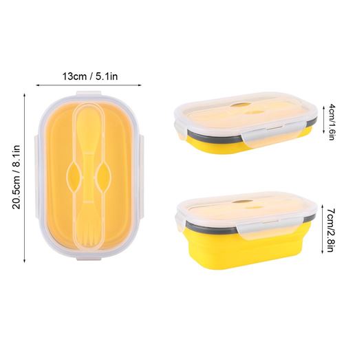 Lunch Box Pliable en Silicone 800ml - Gadgets de Cuisine