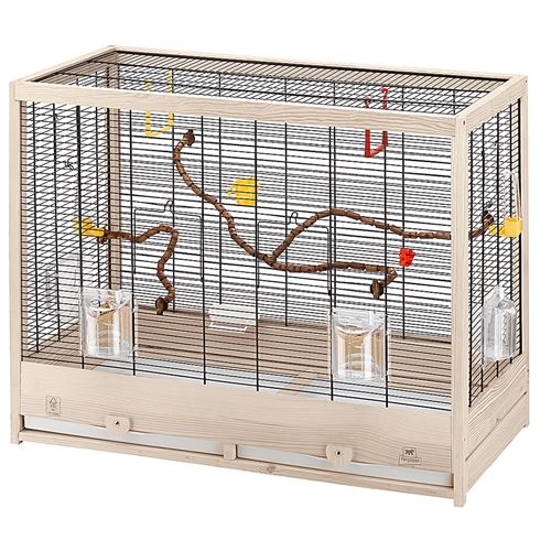 Ferplast Cage pour Oiseaux en bois FSC GIULIETTA 6, Canaris, Perruches et Oiseaux exotiques
