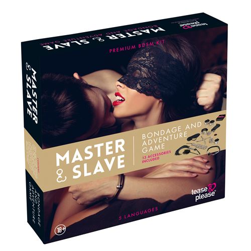 TEASE AND PLEASE Master And Slave Premium - Kit Bdsm - Tigerprint