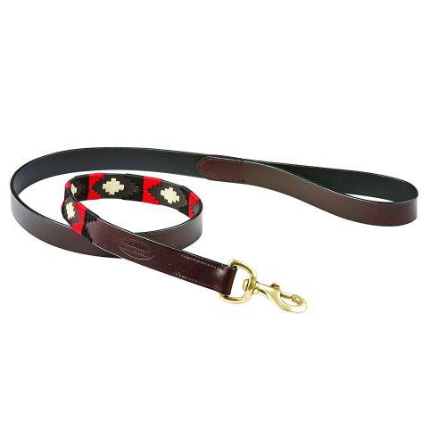 Comparer les prix de Weatherbeeta - Laisse POLO - Chien (Taille unique) (Marron/ noir/ rouge/ blanc) - UTWB1261