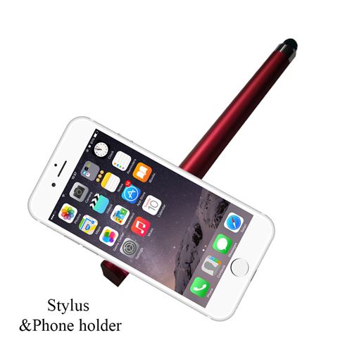 Acheter Mini stylo à bille pliable universel 4 en 1, stylet pour écran  tactile, stylo capacitif avec LED pour tablette, accessoire de support de  téléphone portable