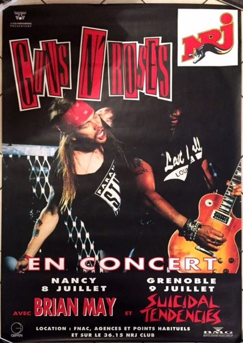 Guns N' Roses - 100x150 cm - AFFICHE / POSTER