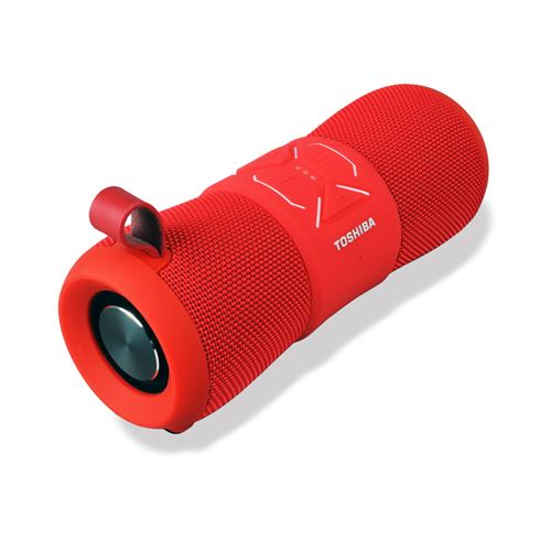 Toshiba Ty-Wsp200 - Haut-Parleur - pour Utilisation Mobile - Sans Fil - Bluetooth - 12 Watt - Rouge