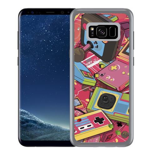Coque pour Samsung Galaxy S8 consoles retro vintage