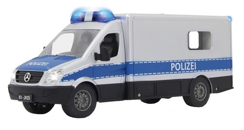 Rastar RC Mercedes Sprinter Polizei 2.4 GHz 1:16 argent/bleu