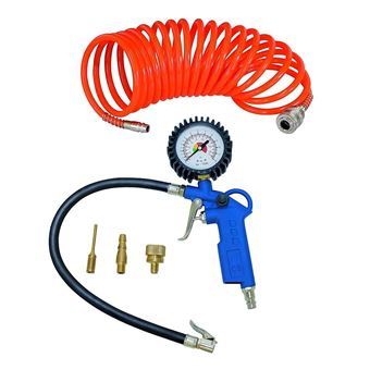 7906100724 5/ pi/èces entr/ée Scheppach Compresseur Kit daccessoires bleu//orange//cuivre 1/ pi/èce
