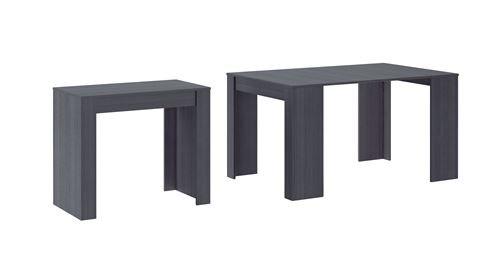 Console Etirable Table De Salle à Manger Console Extensible Avec Rallonges 140 Cm Grise Achat Prix Fnac