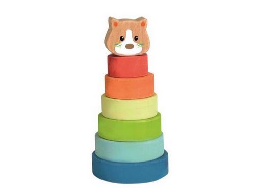 Empilable pyramide chat