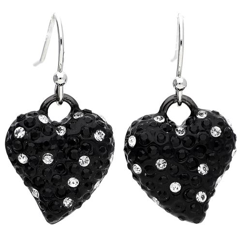 Guess Femmes Boucles d'oreilles Boucles d'oreilles Pendentif Métal Noir UBE81173