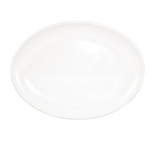 Assiettes creuses ovales en mélamine 225mm kristallon