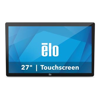 Elo 2702L - Écran LCD - 27" - écran tactile - 1920 x 1080 Full HD (1080p) @ 60 Hz - 300 cd/m² - 1000:1 - 14 ms - HDMI, VGA - haut-parleurs - noir - 1