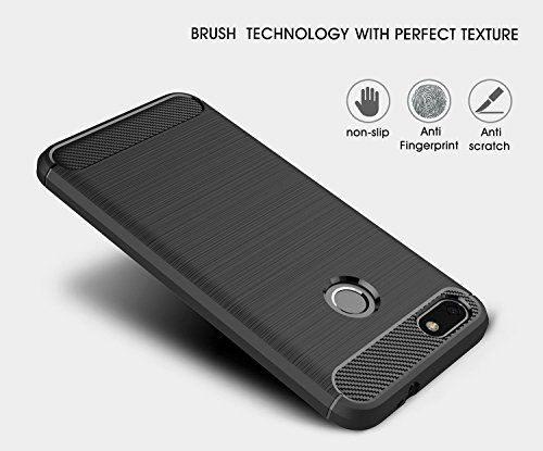 Coque Huawei Y6 Pro 2017 Noir , ivencase Silicone Coque Ultra Fine en Gel Flex TPU Premium Flexible et Souple Etui Housse pour Huawei Y6 Pro 2017