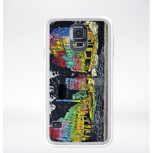 Coque Street Art Compatible Samsung Galaxy S5 Transparent