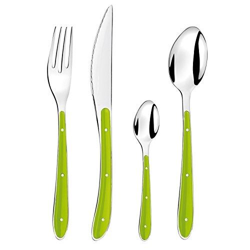 Amefa camping bestek kit groen 24 de delig