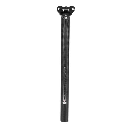 Promax tige de selle en carbone 30,9 x 350 mm noir