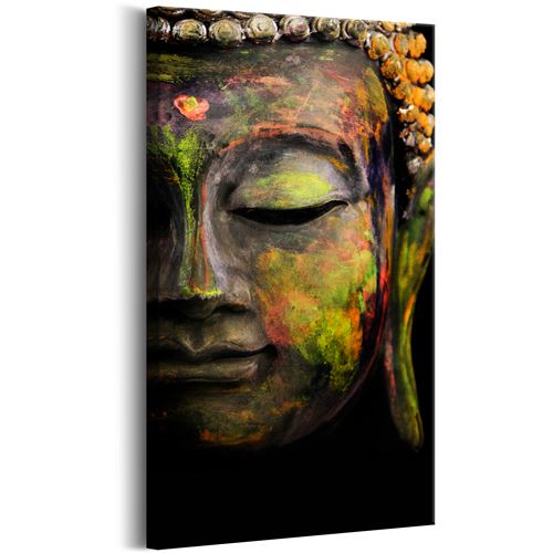Tableau - Buddha's Face - Décoration, image, art | Zen | 40x80 cm |