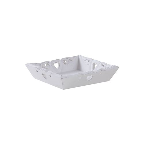 Aubry Gaspard - Plateau carré en manguier coeurs 20 cm