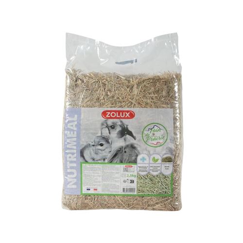ZOLUX - Foin des prés 75 litres (2,5 kg) pour petits mammifères