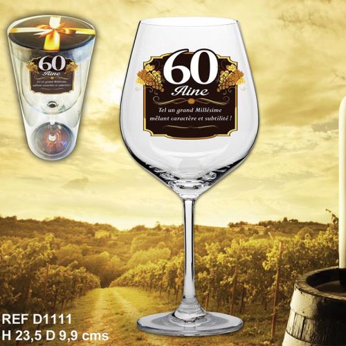 verre a vin 60aine - CD1111