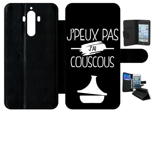 Etui à rabat huawei mate 9 j peux pas j ai couscous 2