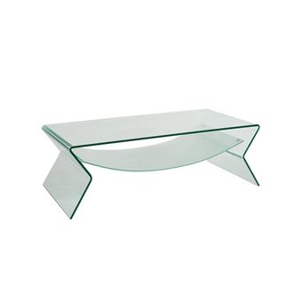 Table Basse Sierra Double Plateau Verre Trempe Achat Prix