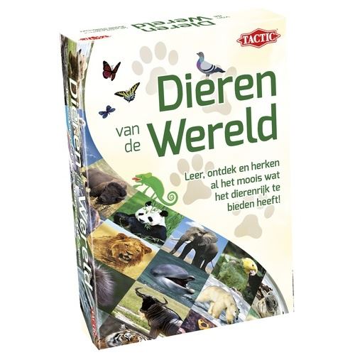 Tactic jeu de cartes Animaux du monde (NL)