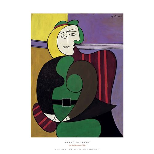 Affiche Le fauteuil rouge 1931 Draeger la carterie