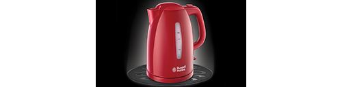 Bouilloire textures rouge
