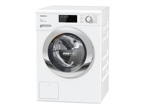 Miele WT1 WTI360 WPM PWash 8/5 kg - Machine à laver séchante - largeur : 59.6 cm - profondeur : 63.7 cm - hauteur : 85 cm - chargement frontal - 8 kg - 1600 tours/min - blanc lotus - État correct Miele sur Fnac