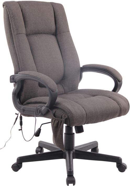 CLP Fauteuil de bureau XL Sparta XM en tissu  Gris foncé
