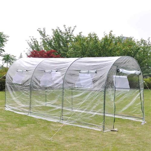 Serre de jardin tunnel 450 x 190 x 200 cm