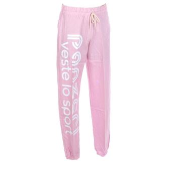 Pantalon de sport pour homme - Panzeri - Uni H - Gris chiné/rose fluo -  Idéal pour activités en Indoor Gris chiné/rose fluo - Cdiscount Sport