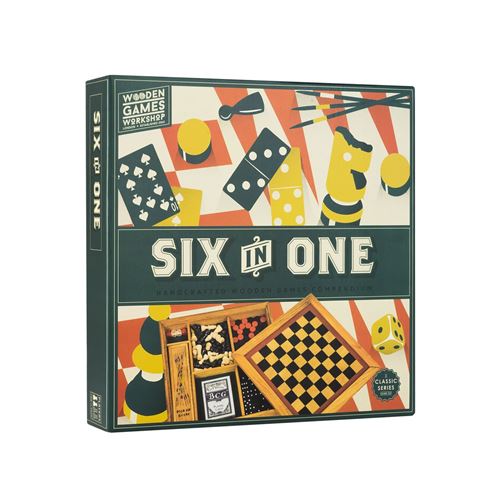 SIX IN ONE - COFFRET 6 JEUX PROFESSOR PUZZLE Multicolore