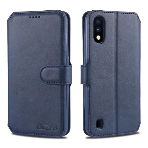 Etui en PU bleu pour Samsung Galaxy A01