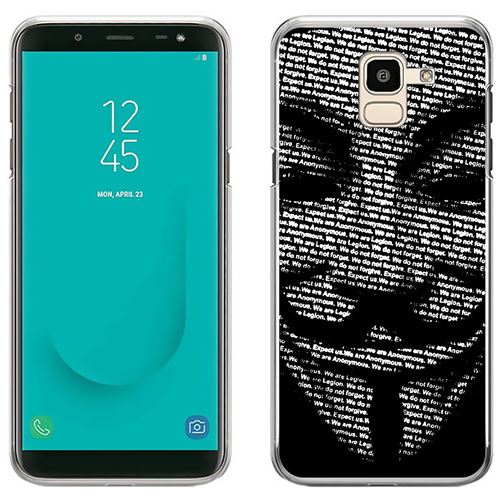 Coque pour Samsung Galaxy J6 -  Anonymous