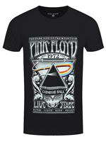 Pink Floyd T-Shirt Carnegie Hall Poster Homme Noir - Taille L